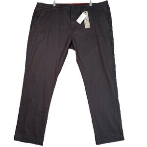 JACHS New With Tags Black Slim Taper Chino Casual Dress Pants Men 42x30